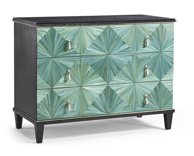 Jonathan Charles 500550-SBE Azura Accent Drawer Chest