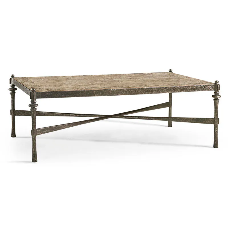 Jonathan Charles 491248-OWH Terravita Cocktail Table