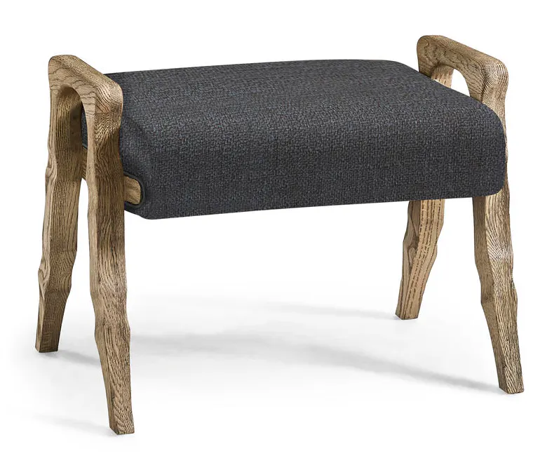 Jonathan Charles 491259-FDO-U3 Echo Canyon Fabric Footstool Jonathan Charles 491259-FDO-U3 Echo Canyon Fabric Footstool