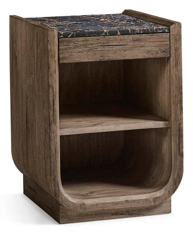 Jonathan Charles 491270-TDA Stone Ridge Narrow Nightstand Dark Jonathan Charles 491270-TDA Stone Ridge Narrow Nightstand Dark
