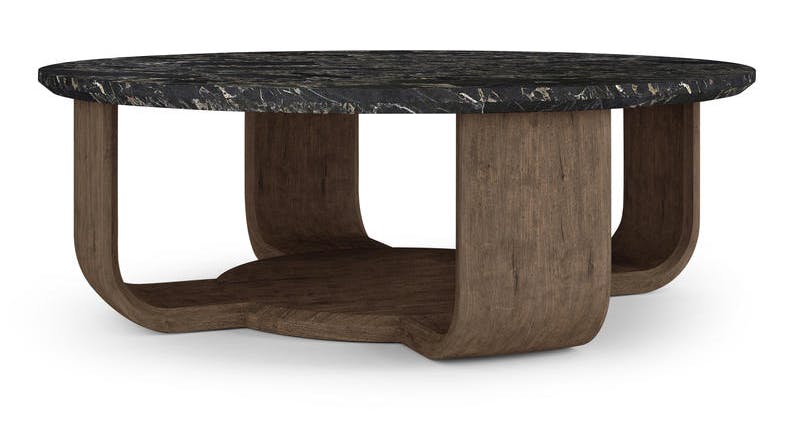 Jonathan Charles 491281-TDA Stone Ridge Round Marble Cocktail Table Dark Jonathan Charles 491281-TDA Stone Ridge Round Marble Cocktail Table Dark