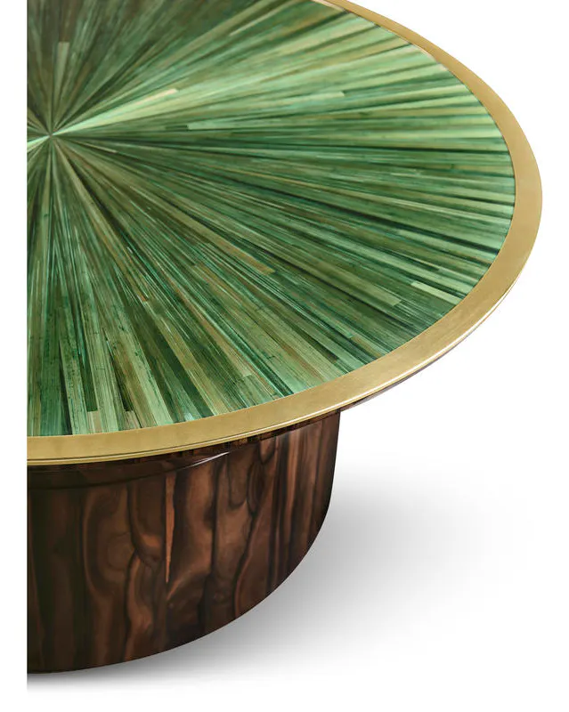 Jonathan Charles 500553-ZRD Verdure Round Cocktail Table Jonathan Charles 500553-ZRD Verdure Round Cocktail Table