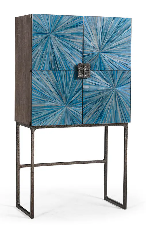 Jonathan Charles 500547-ABS Sapphire Bar Cabinet Jonathan Charles 500547-ABS Sapphire Bar Cabinet