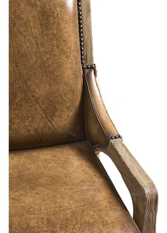 Jonathan Charles 491238-FDO-SC-L044 Echo Canyon Leather & Hide Side Chair Jonathan Charles 491238-FDO-SC-L044 Echo Canyon Leather & Hide Side Chair
