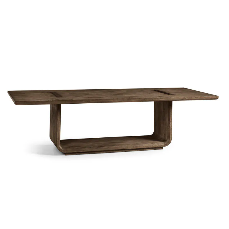 Jonathan Charles 491272-TDA-108L 108″ Stone Ridge Rectangular Table Dark