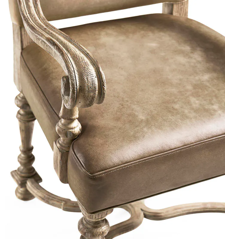 Jonathan Charles 491234-TGO-AC-U1 Sagehill Leather Arm Chair Jonathan Charles 491234-TGO-AC-U1 Sagehill Leather Arm Chair