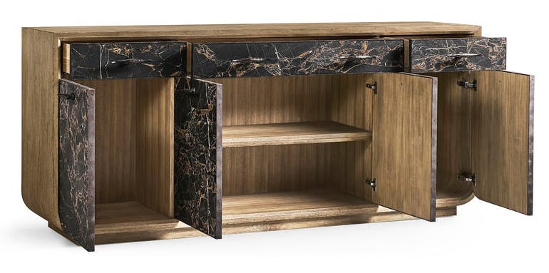 Jonathan Charles 491274-TLA Stone Ridge Marble Credenza Light Jonathan Charles 491274-TLA Stone Ridge Marble Credenza Light