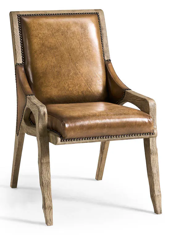Jonathan Charles 491238-FDO-SC-U1 Echo Canyon Leather Side Chair Jonathan Charles 491238-FDO-SC-U1 Echo Canyon Leather Side Chair