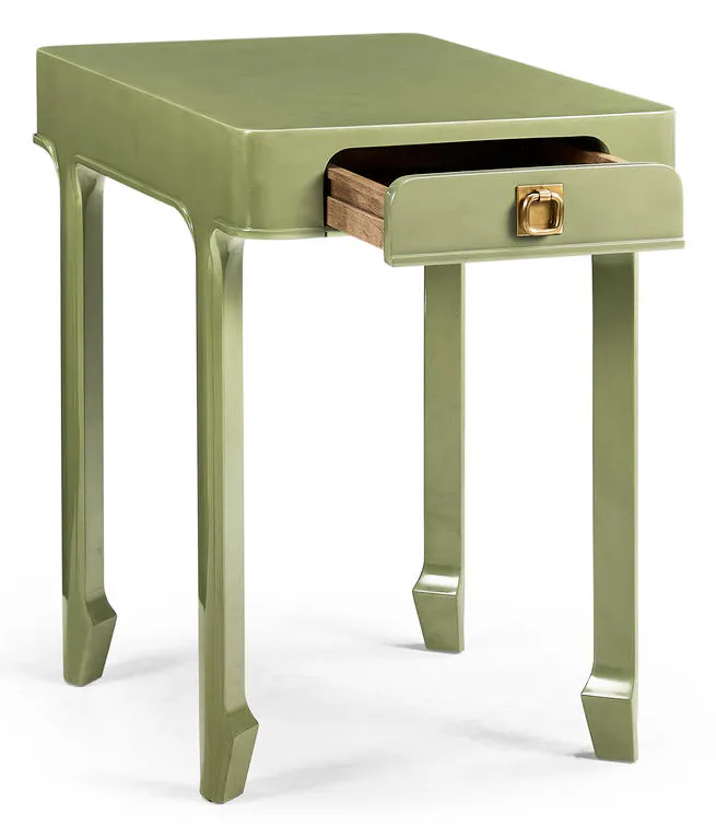 Jonathan Charles 500561-LDG Polly Avo Rectangular End Table Jonathan Charles 500561-LDG Polly Avo Rectangular End Table