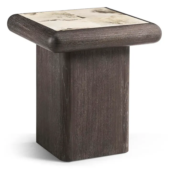 Jonathan Charles 500559-BWP Truett Square Side Table Jonathan Charles 500559-BWP Truett Square Side Table