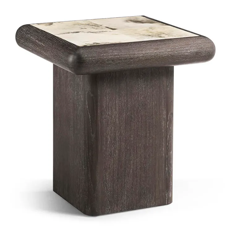 Jonathan Charles 500559-BWP Truett Square Side Table Jonathan Charles 500559-BWP Truett Square Side Table