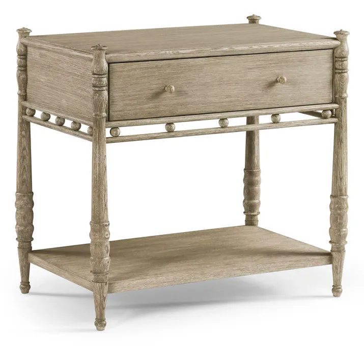 Jonathan Charles 530261-GYO Morris Bedside Table Jonathan Charles 530261-GYO Morris Bedside Table