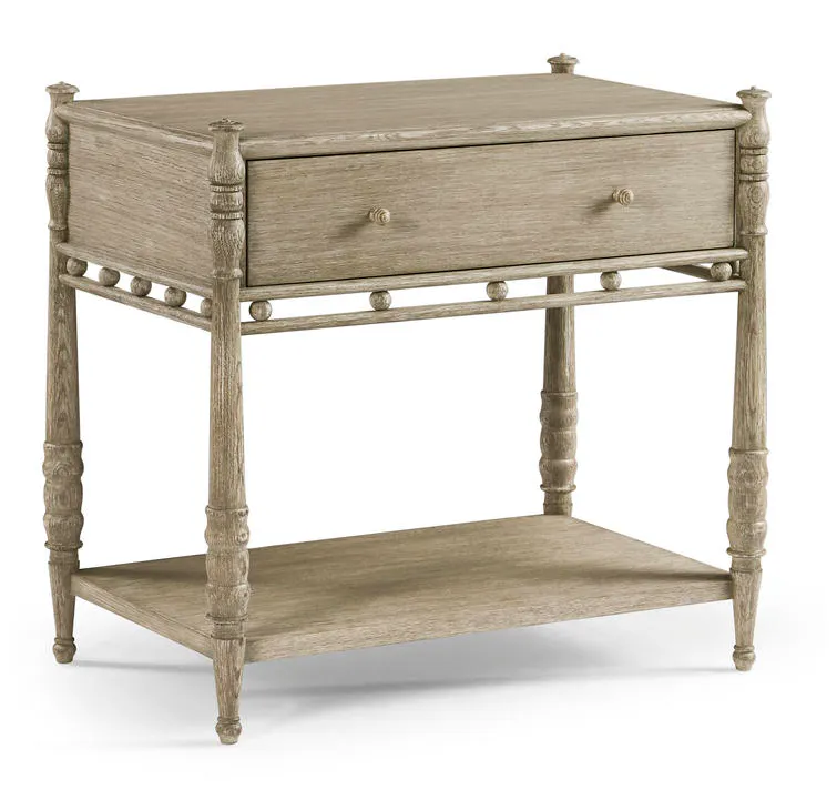 Jonathan Charles 530261-GYO Morris Bedside Table Jonathan Charles 530261-GYO Morris Bedside Table