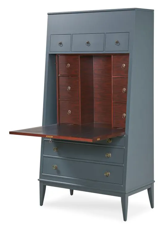 Century Furniture AEB-765 Hallings Secretary Dusk Blue Century Furniture AEB-765 Hallings Secretary Dusk Blue