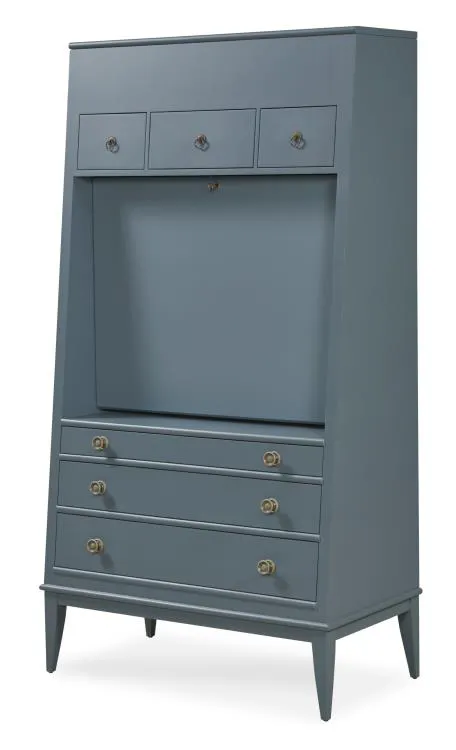 Century Furniture AEB-765 Hallings Secretary Dusk Blue Century Furniture AEB-765 Hallings Secretary Dusk Blue