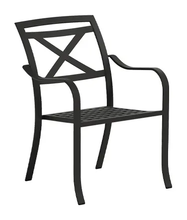 Tropitone Furniture 192424 Catalina Cast Dining Chair X Back Tropitone Furniture 192424 Catalina Cast Dining Chair X Back