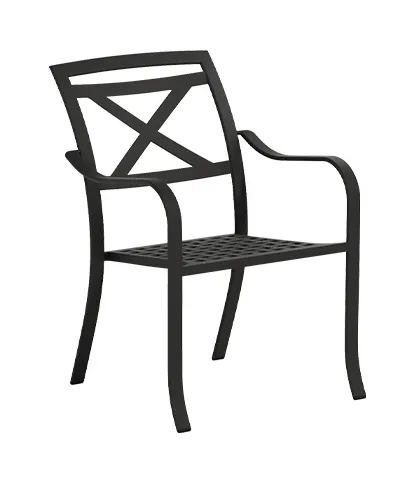 Tropitone Furniture 192424 Catalina Cast Dining Chair X Back Tropitone Furniture 192424 Catalina Cast Dining Chair X Back