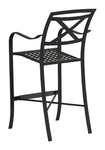 Tropitone Furniture 192426-30 Catalina Cast Bar Stool X Back Tropitone Furniture 192426-30 Catalina Cast Bar Stool X Back
