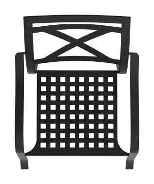 Tropitone Furniture 192424 Catalina Cast Dining Chair X Back Tropitone Furniture 192424 Catalina Cast Dining Chair X Back