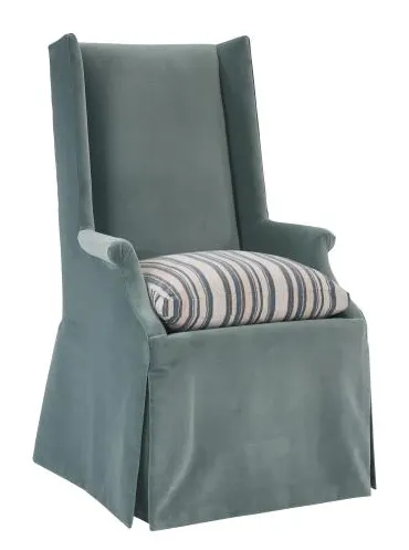 Hickory Chair HC151-01 Martin Dining Chair Loose Seat Waterfall Skirt Hickory Chair HC151-01 Martin Dining Chair Loose Seat Waterfall Skirt