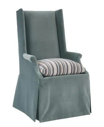 Hickory Chair HC151-01 Martin Dining Chair Loose Seat Waterfall Skirt Hickory Chair HC151-01 Martin Dining Chair Loose Seat Waterfall Skirt