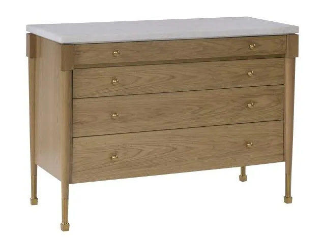 Hickory Chair HC1570-70S Hervé Stone Top Chest