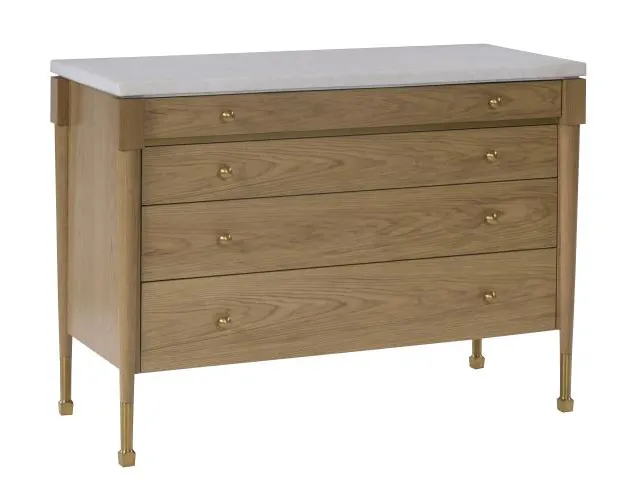 Hickory Chair HC1570-70S Hervé Stone Top Chest Hickory Chair HC1570-70S Hervé Stone Top Chest