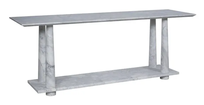Hickory Chair HCP9174-STK Ivo Carrara Stone Console Hickory Chair HCP9174-STK Ivo Carrara Stone Console