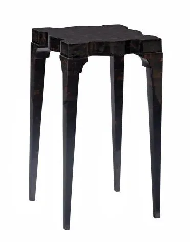 Hickory Chair HCP6485-STK Marie Spot Table Brown Pen Shell
