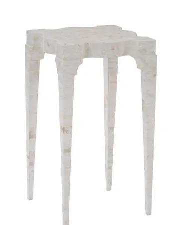 Hickory Chair HCP6486-STK Marie Spot Table White Kabebe Hickory Chair HCP6486-STK Marie Spot Table White Kabebe