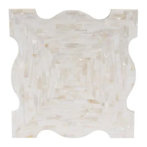 Hickory Chair HCP6486-STK Marie Spot Table White Kabebe Hickory Chair HCP6486-STK Marie Spot Table White Kabebe