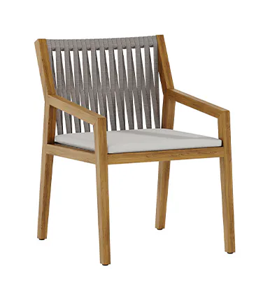 Tropitone Furniture 1J243705 Lido Dining Chair with Seat Cushion Tropitone Furniture 1J243705 Lido Dining Chair with Seat Cushion