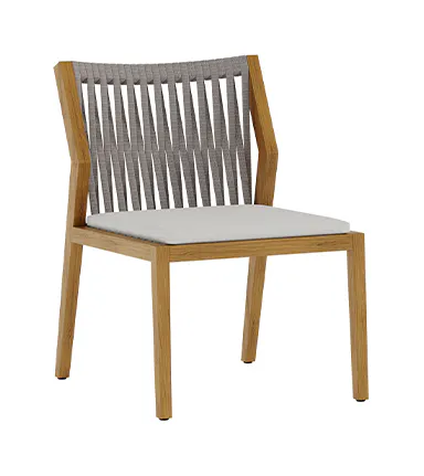Tropitone Furniture 1J242805 Lido Side Chair with Seat Cushion Tropitone Furniture 1J242805 Lido Side Chair with Seat Cushion