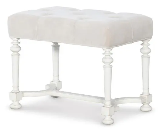 Century Furniture MN5692-V2 Hughes Bench White Century Furniture MN5692-V2 Hughes Bench White