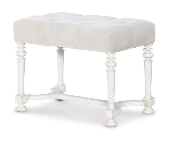 Century Furniture MN5692-V2 Hughes Bench White Century Furniture MN5692-V2 Hughes Bench White