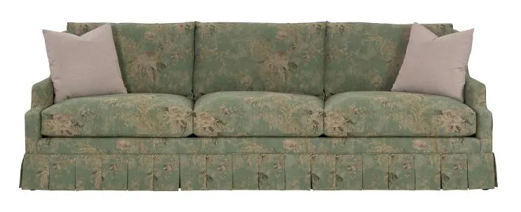 Hickory Chair PE6718-30 Harrison Sofa Kickpleat Hickory Chair PE6718-30 Harrison Sofa Kickpleat