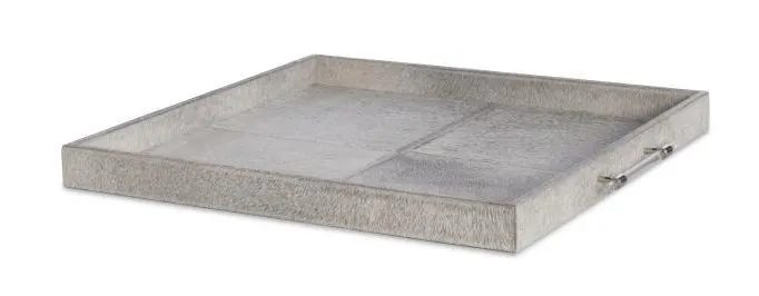 Century Furniture SF6237L Sterling Large Hair On Hide Tray
