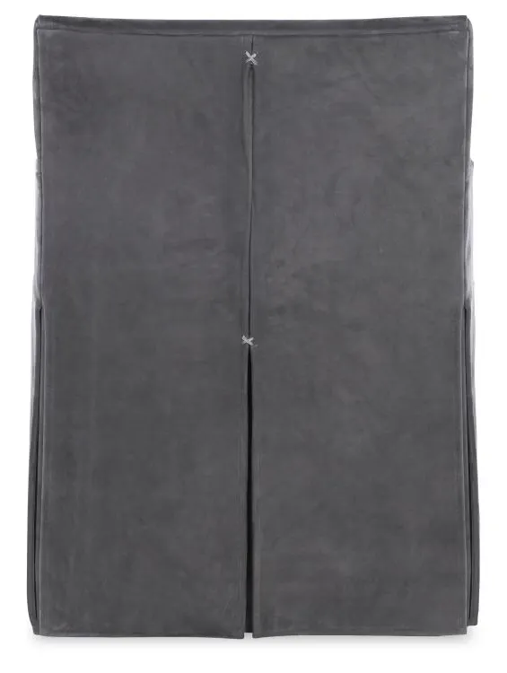 Century Furniture TS-CCA-3180-6SK-V2 Stefano Skirted Chair Charcoal Suede Century Furniture TS-CCA-3180-6SK-V2 Stefano Skirted Chair Charcoal Suede
