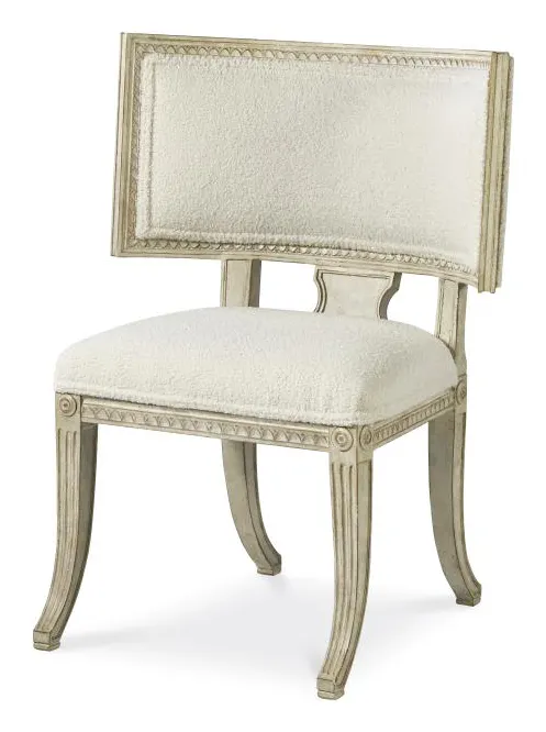 Century Furniture TS-CCU-3153-6-F1 Lars Accent Chair Swedish Scraped White Century Furniture TS-CCU-3153-6-F1 Lars Accent Chair Swedish Scraped White
