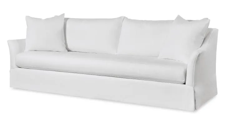 Century Furniture TS-SG9-4001-1SK Saint Michel Large Skirted Sofa