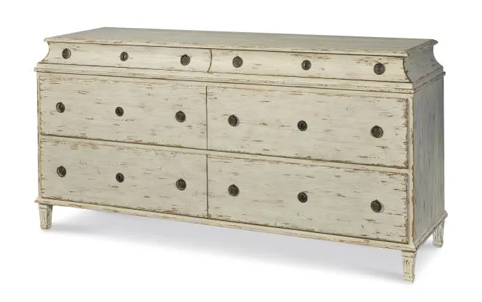 Century Furniture TSA-206-V1 Alexandre Ii Dresser Swedish Scraped Bone Century Furniture TSA-206-V1 Alexandre Ii Dresser Swedish Scraped Bone