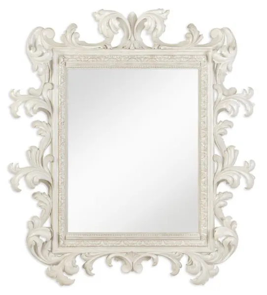 Century Furniture TSA-235-V1 Italian Rococo Mirror French Painted Blanc Century Furniture TSA-235-V1 Italian Rococo Mirror French Painted Blanc