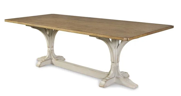 Century Furniture TSA-304-96-V1 Lucca 96 Inch Dining Table Wood Top