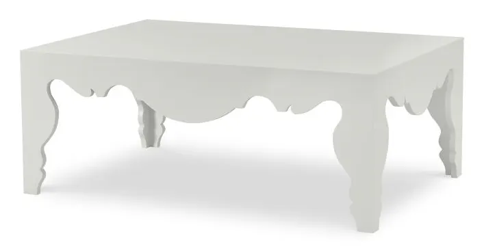 Century Furniture TSA-610-V1 Sven Cocktail Table French White Plaster Century Furniture TSA-610-V1 Sven Cocktail Table French White Plaster
