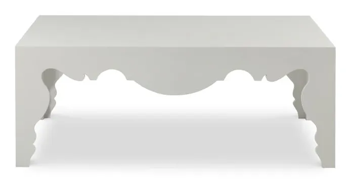 Century Furniture TSA-610-V1 Sven Cocktail Table French White Plaster Century Furniture TSA-610-V1 Sven Cocktail Table French White Plaster