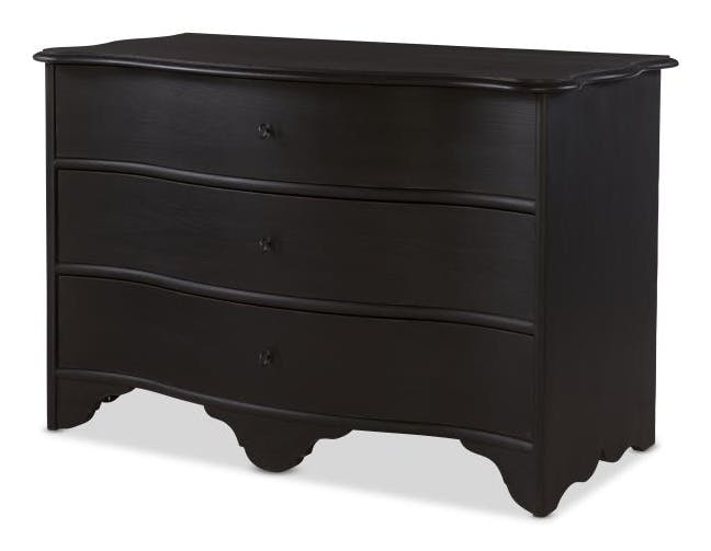 Century Furniture TSA-703-V1 Le Maurice Three Drawer Dresser Swedish Matte Noir Century Furniture TSA-703-V1 Le Maurice Three Drawer Dresser Swedish Matte Noir