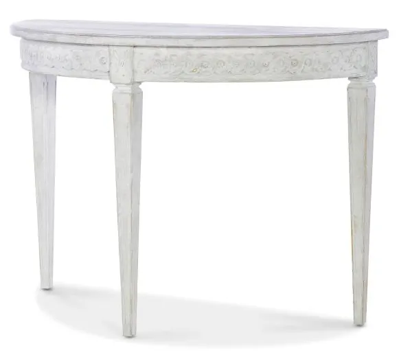 Century Furniture TSA-723-V1 Petite Lutetia Console Table Swedish Rubbed White Century Furniture TSA-723-V1 Petite Lutetia Console Table Swedish Rubbed White