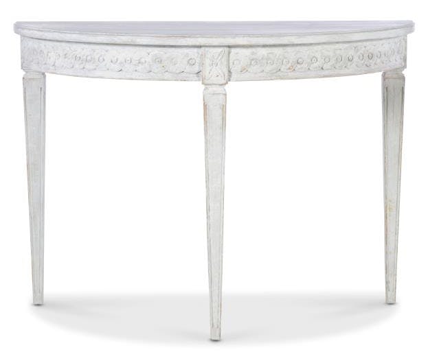 Century Furniture TSA-723-V1 Petite Lutetia Console Table Swedish Rubbed White Century Furniture TSA-723-V1 Petite Lutetia Console Table Swedish Rubbed White