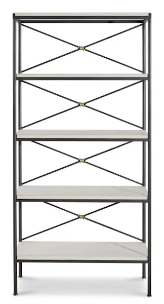 Century Furniture TSA-771-V1 Grand Montmartre Etagere Iron and Brass Knot Century Furniture TSA-771-V1 Grand Montmartre Etagere Iron and Brass Knot