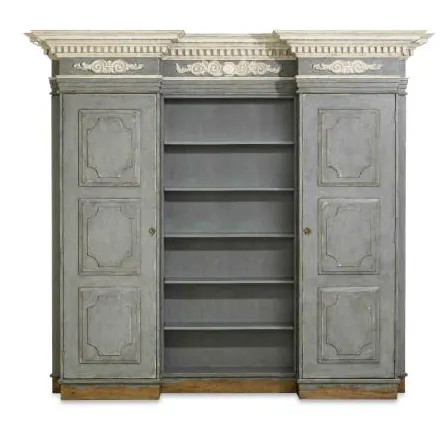Century Furniture TSA-775-V1 Grande Fountainebleau Bibliotheque Swedish Aged Century Furniture TSA-775-V1 Grande Fountainebleau Bibliotheque Swedish Aged